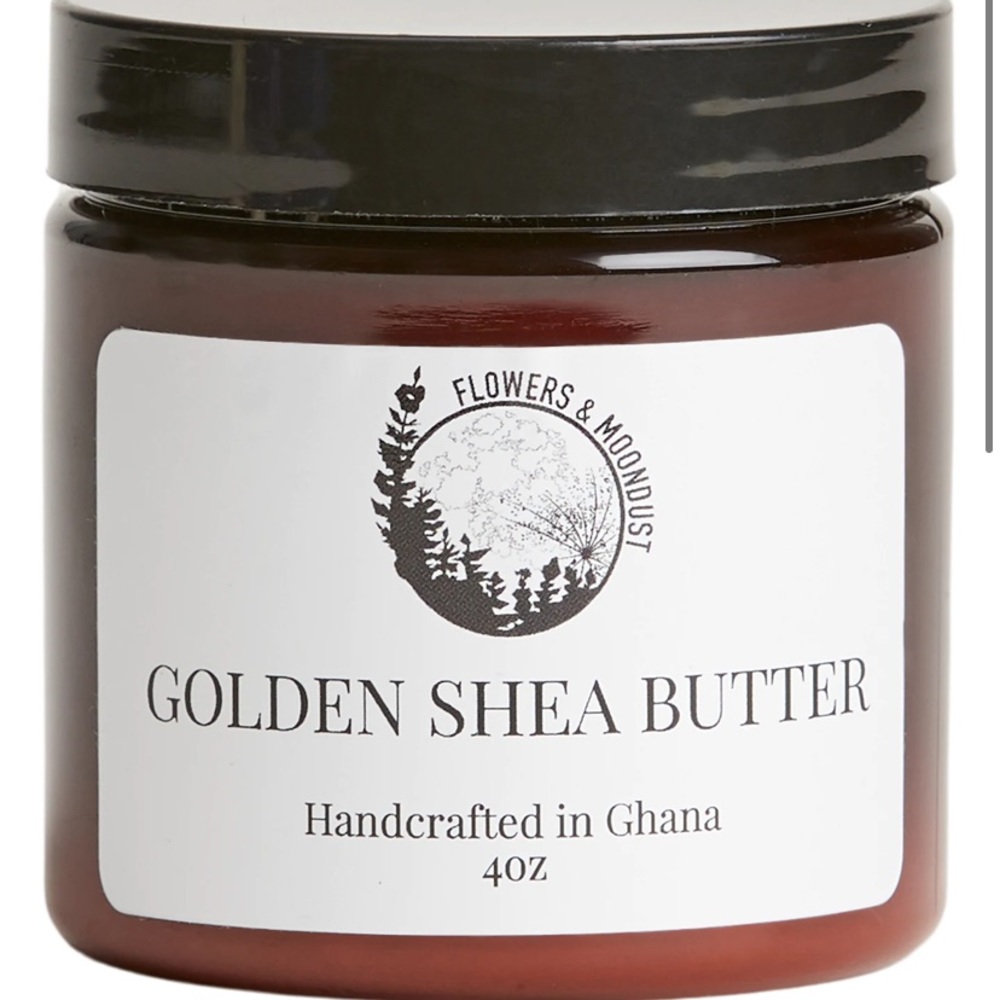 Flowers & Moondust Golden Shea Butter Handcrafted in Ghana